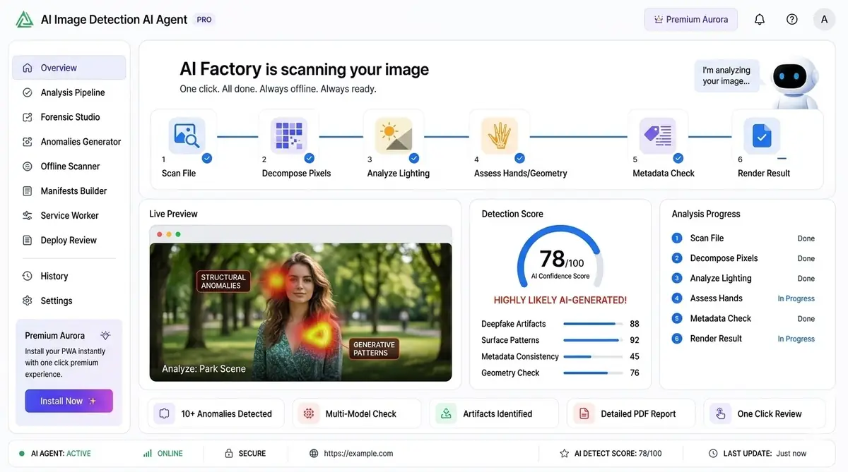 AI income tracker app — example of the AI tool dashboard software